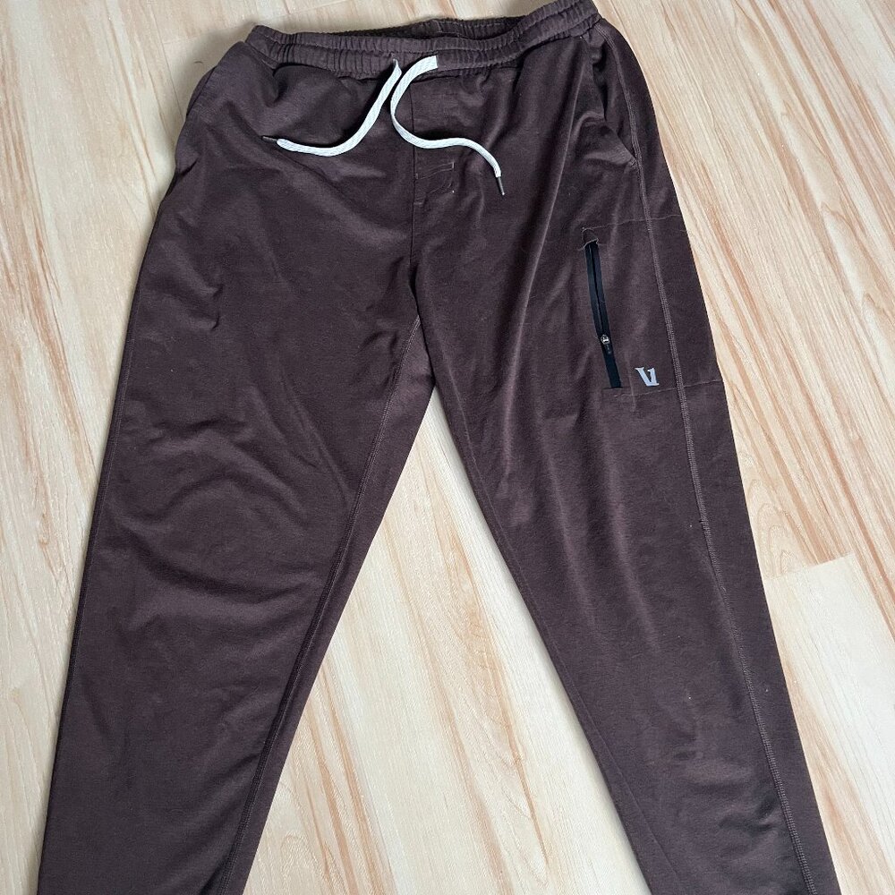 Brown Vuori Sunday Performance Joggers Men's Small